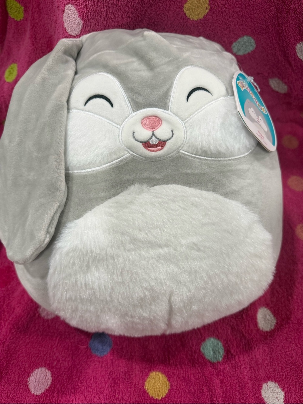 Squishmallows Blake Grey Bunny Rabbit Plush — New With Tags